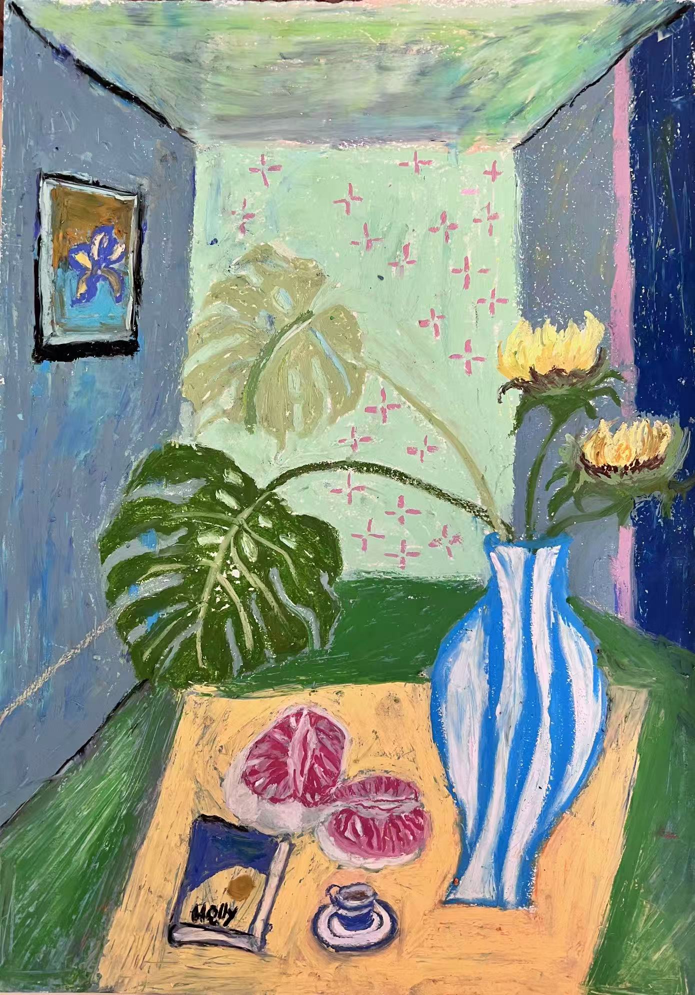 Belinda - Oil Pastels