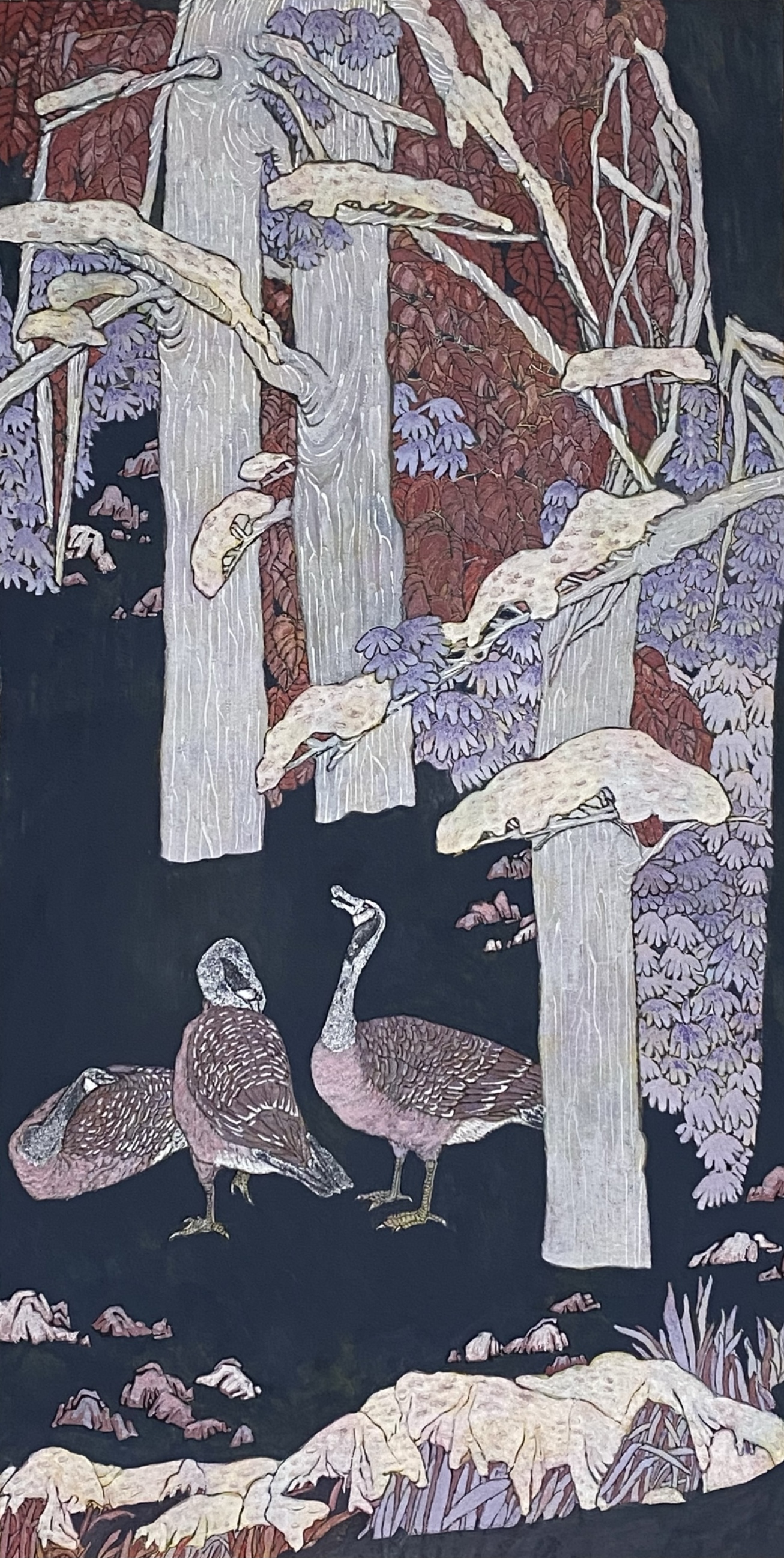 岩脉·雁归 Rock Vein: Wild Geese Return